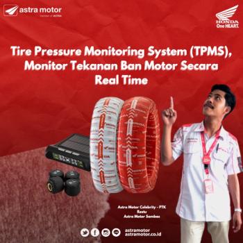 Tire Pressure Monitoring System (TPMS), Monitor Tekanan Ban Motor Secara Real Time